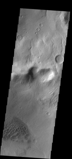 NASA image: Baltisk Crater
