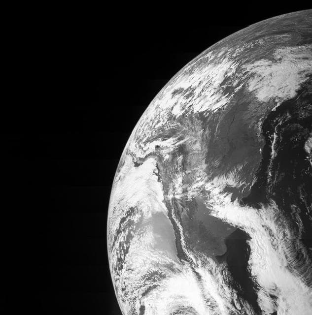 NASA image: Earth from Juno