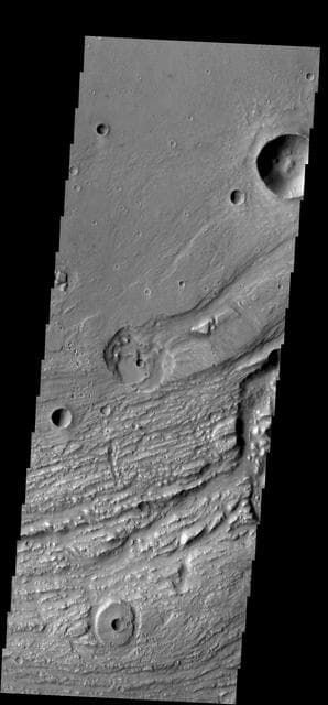 NASA image: Ravi Vallis Crater