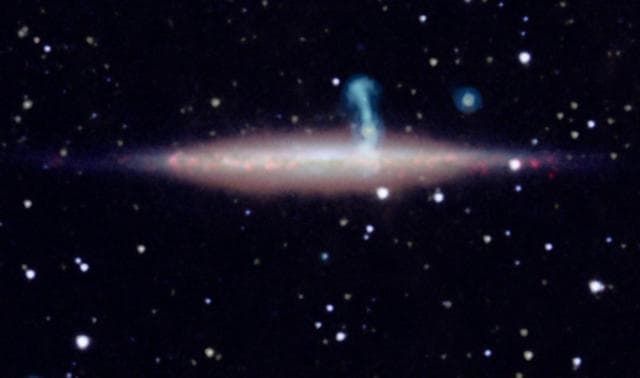 NASA image: Two Galaxies Masquerading as One