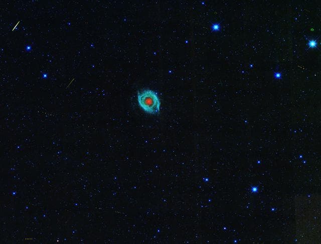 NASA image: March of Asteroids Across Dying Star
