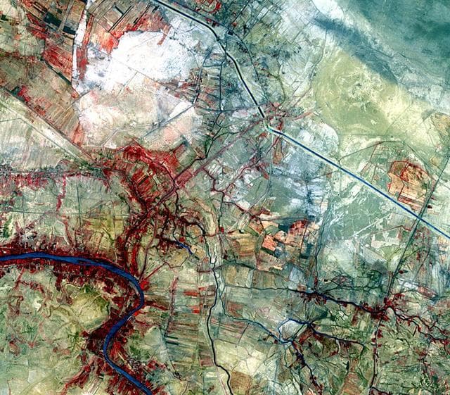 NASA image: Ancient Uruk, Iraq