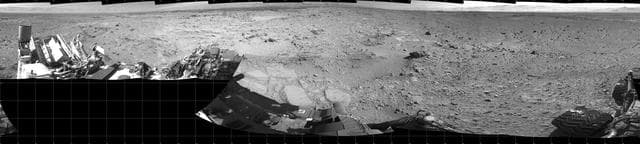 NASA image: Rocky Mars Ground Where Curiosity Has Been Driving