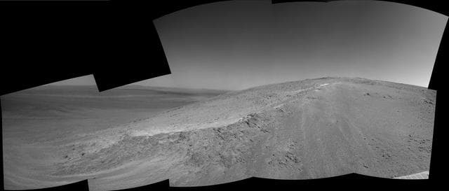NASA image: Opportunity View Climbing Murray Ridge