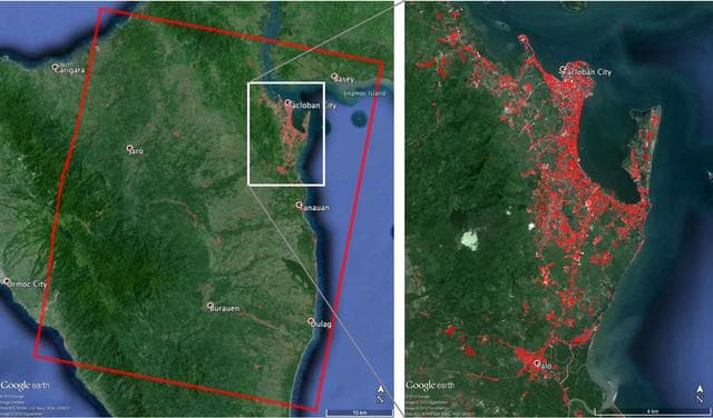 NASA image: NASA-Generated Damage Map To Assist With Typhoon Haiyan Disaster Response