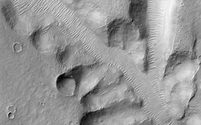 NASA image: Nirgal Vallis Tributaries