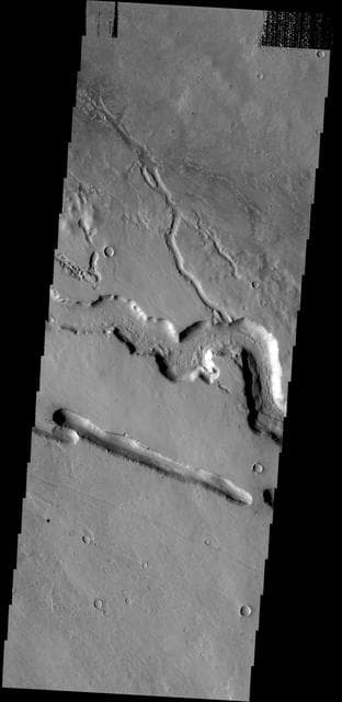 NASA image: Lava Channels