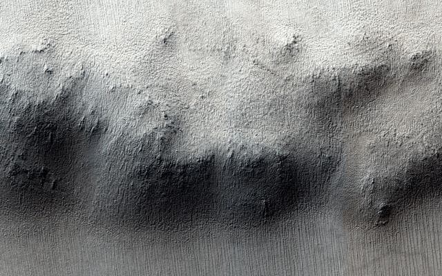 NASA image: Knob in the South Polar Layered Deposits of Mars