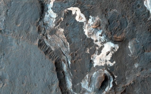 NASA image: Sediments in Ladon Basin