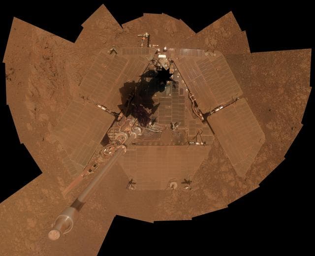 NASA image: Self-Portrait by Opportunity Mars Rover in January 2014