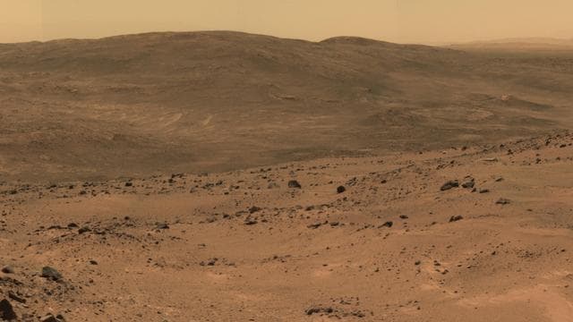 NASA image: NASA Mars Rover Spirit View Southward from Husband Hill