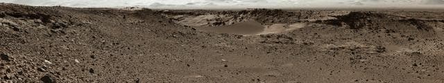 NASA image: Curiosity Mars Rover Approaches Dingo Gap, Mastcam View