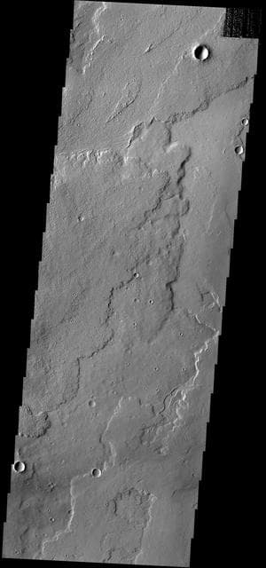 NASA image: Tharsis Lava Flows