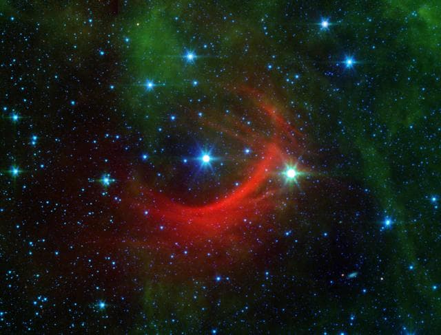 NASA image: Speedster Star Shocks the Galaxy