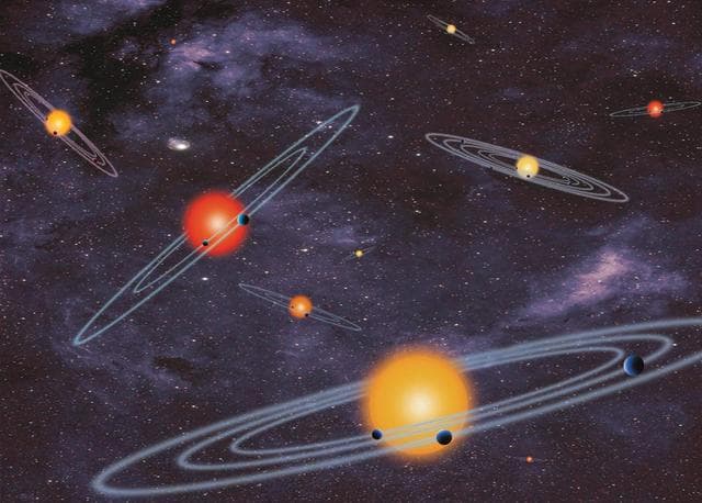 NASA image: Star System Bonanza Illustration
