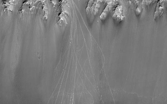 NASA image: Watch for Falling Rocks!