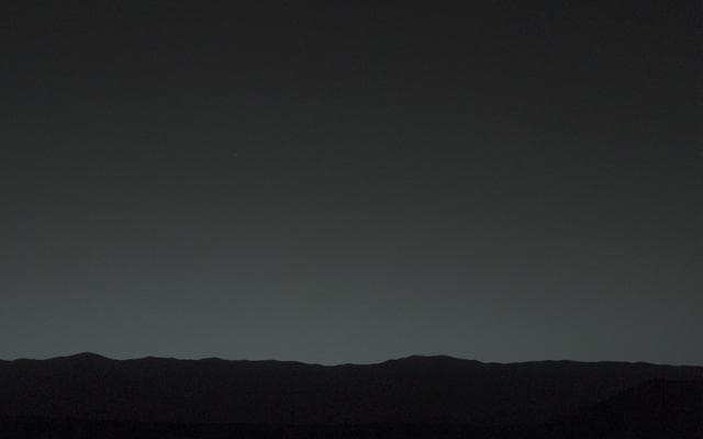 Bright Evening Star Seen from Mars is Earth