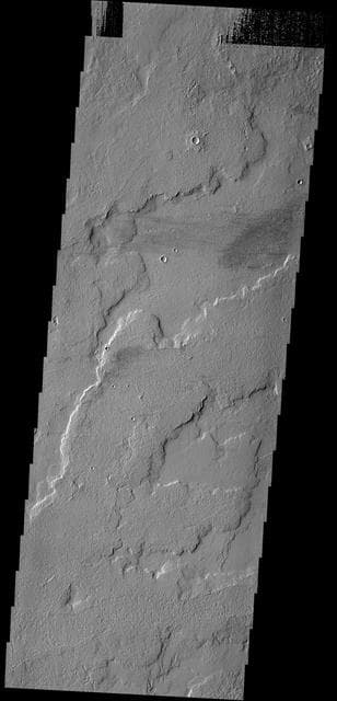NASA image: Tharsis Lava Flows