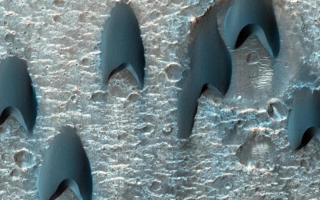 NASA image: Dunes Flying in Formation