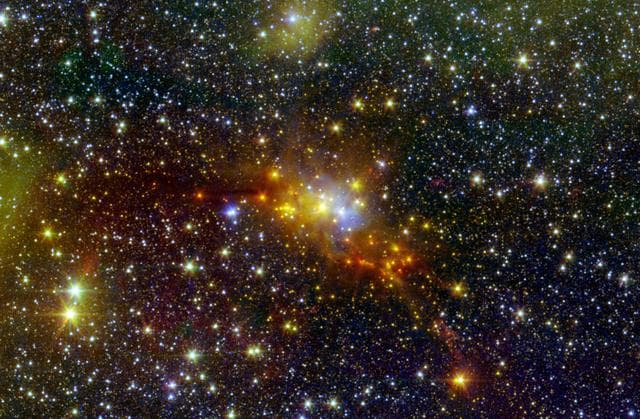 NASA image: The Serpent Star-Forming Cloud Spawns Stars