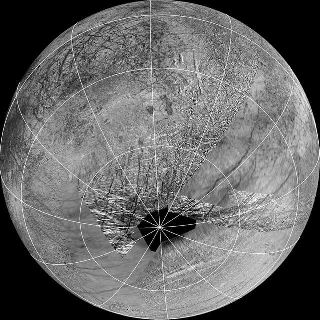 NASA image: Source Region for Possible Europa Plumes