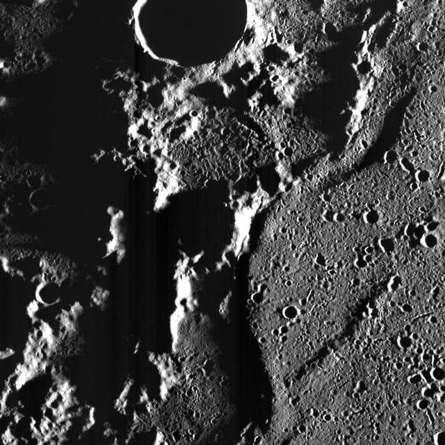 NASA image: Ridges in the Dark