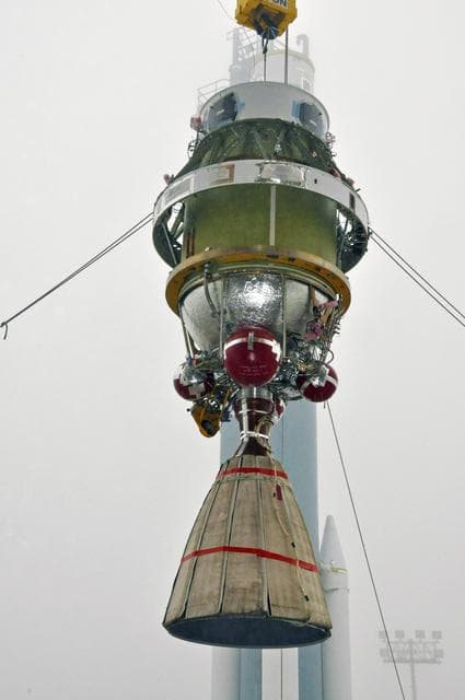 NASA image: Lifting of NASA OCO-2 Delta II Launch Vehicle