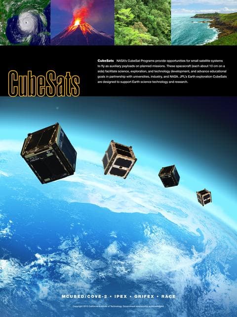 NASA image: CubeSats