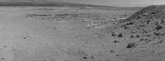 NASA image: Curiosity View From Before Final Approach to The Kimberley Waypoint