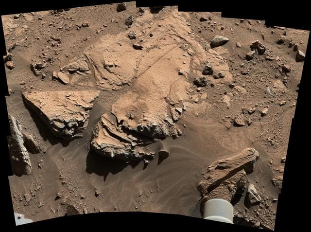 NASA image: Sandstone Target Windjana May Be Next Martian Drilling Site