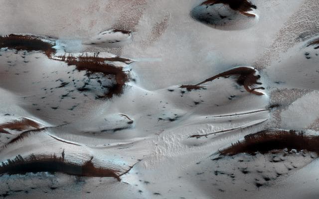 NASA image: Sand Dunes in Spring