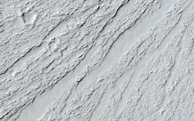 NASA image: Chevrons on a Flow Surface in Marte Vallis