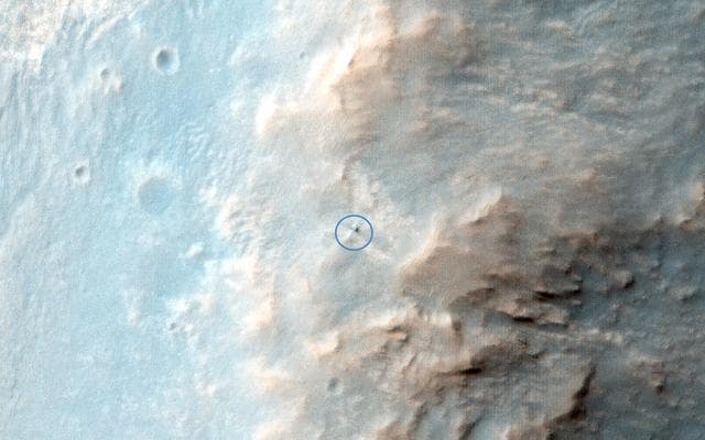 NASA image: Opportunity Rover on Valentine Day 2014