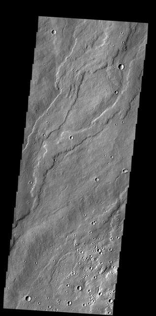 NASA image: Alba Mons Flows