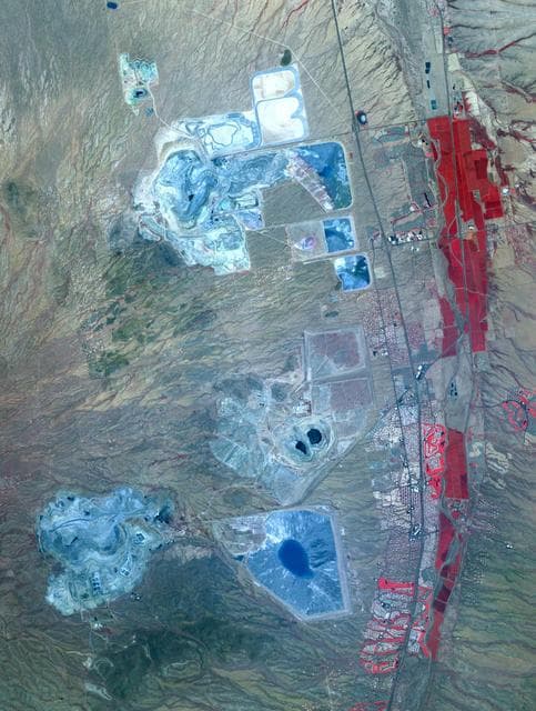 NASA image: Arizona Copper