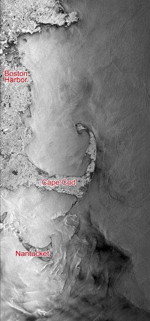 NASA image: NASA Seasat Satellite Shows Massachusetts Coast