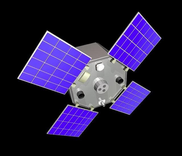 NASA image: Active Cavity Irradiance Monitor Satellite ACRIMSAT Artist Concept