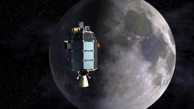 NASA image: LADEE Approaches Lunar Orbit Artist Concept