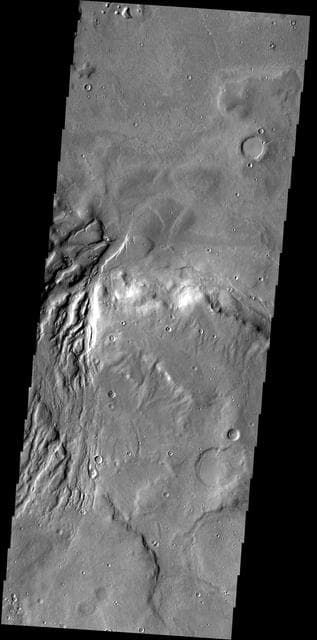 NASA image: Semeykin Crater