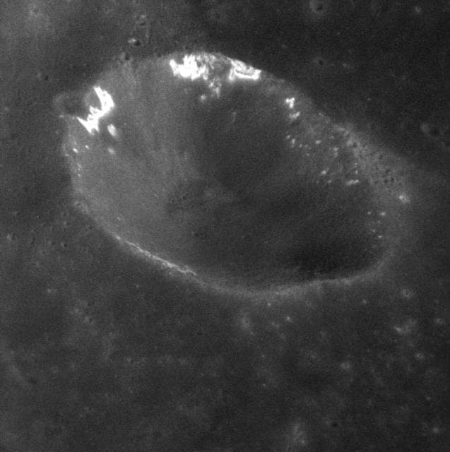NASA image: Hollows on Northern Walls