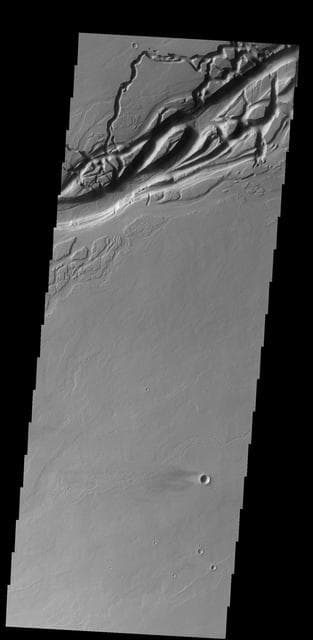NASA image: Olympica Fossae