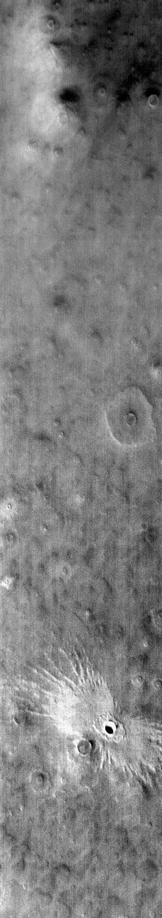 NASA image: Butterfly Crater