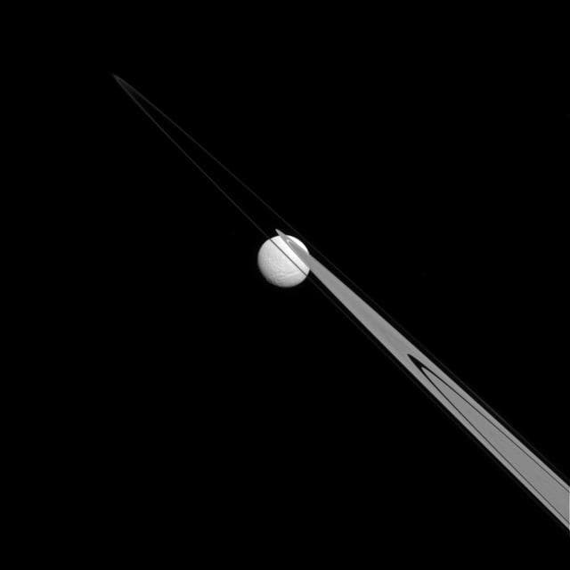NASA image: Stuck on the Rings