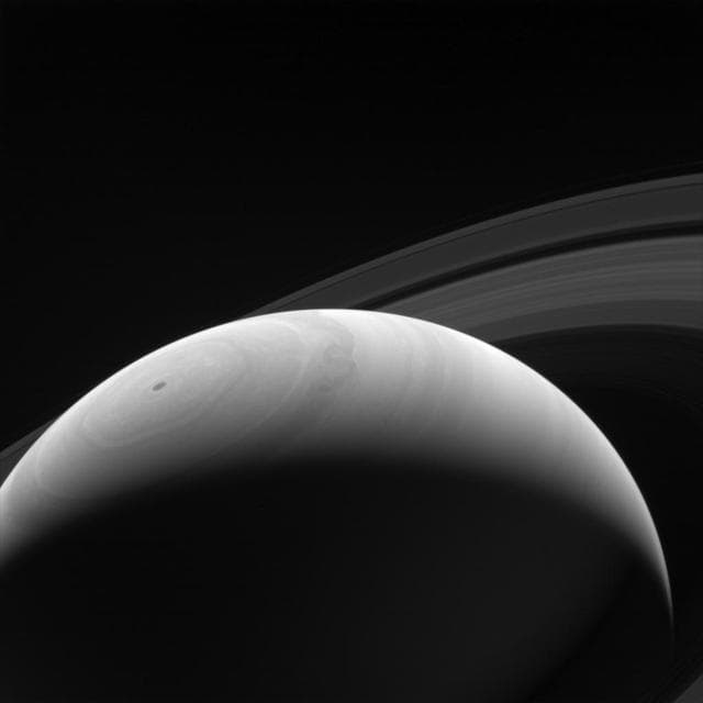 NASA image: Sunrise on Saturn
