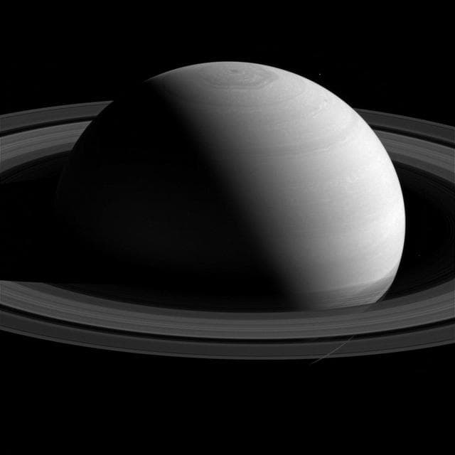 NASA image: Serene Saturn