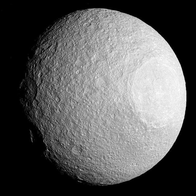 NASA image: Tethys the Target