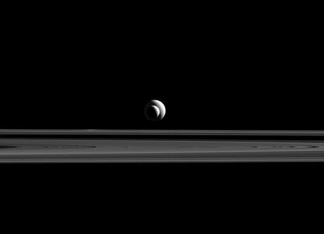 NASA image: Bull-eye Moons