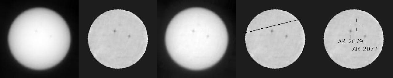 NASA image: Mercury Transit of the Sun, Seen From Mars