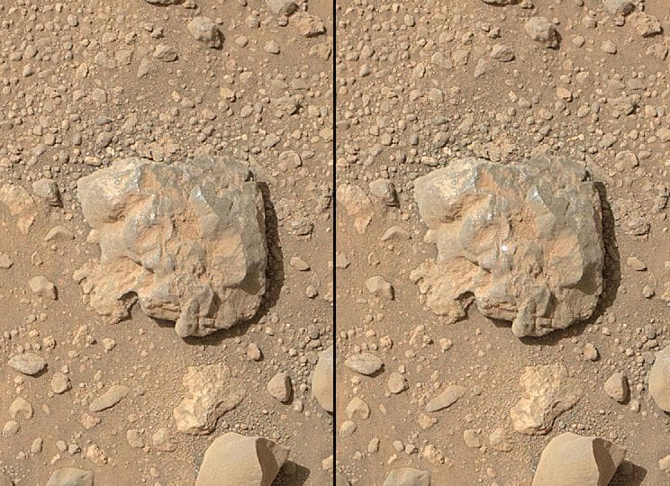 NASA image: First Imaging of Laser-Induced Spark on Mars