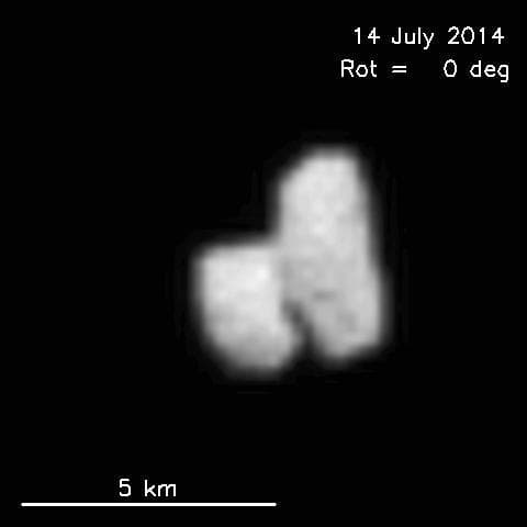 NASA image: Rotation and Shape of Rosetta Mission Target Comet